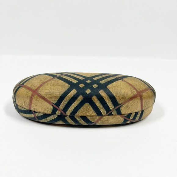 Burberry Nova Plaid Sunglasses Clamshell Case Only Brown Plaid Made in Italy - Picture 8 of 8